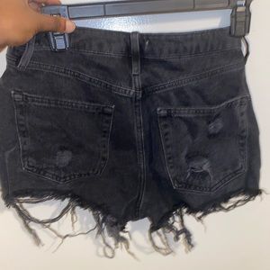 Black High waisted shorts